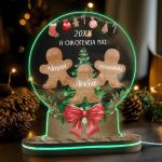 Φωτιστικό με 3 Χριστουγεννιάτικα Μπισκότα, Δώρο για Οικογένεια