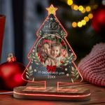 Φωτιστικό-Δέντρο με Φωτογραφία, Δώρο Χριστουγέννων για Οικογένεια