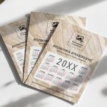 Επαγγελματικό Ετήσιο Ημερολόγιο Μονόφυλλο για Εκτύπωση