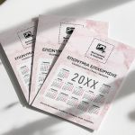 Μονόφυλλο Διαφημιστικό Ημερολόγιο, Εταιρικό με Κείμενο