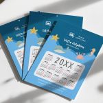 Ετήσιο Ημερολόγιο Μονόφυλλο για Σύλλογο Κολύμβησης