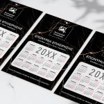 Ετήσιο Ημερολόγιο Μονόφυλλο Προσωποποιημένο με Logo