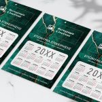Μονόφυλλα Διαφημιστικά Ημερολόγια, Εταιρικά με Φωτογραφία