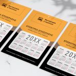 Μονόφυλλα Εταιρικά Ημερολόγια 2025 για Διαφημιστική Χρήση