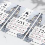 Μονόφυλλο Ετήσιο Ημερολόγιο 2025 για Επιχειρήσεις