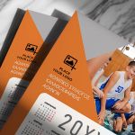 Μονόφυλλα Ημερολόγια για Ομάδα Μπάσκετ με Φωτογραφία