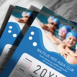 Ημερολόγιο Ετήσιο Μονόφυλλο για Σύλλογο Κολύμβησης