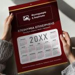 Μονόφυλλα Διαφημιστικά Ημερολόγια, Εταιρικά με Φωτογραφία