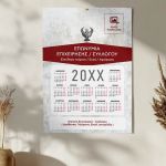 Ημερολόγιο 2025 Ετήσιο Μονόφυλλο για Ποντιακούς Συλλόγους