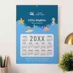 Ετήσιο Ημερολόγιο Μονόφυλλο για Σύλλογο Κολύμβησης