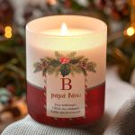 Αρωματικό Κερί με Αφιέρωση, Χριστουγεννιάτικο Δώρο για Γιαγιά