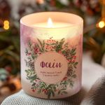 Αρωματικό Χριστουγεννιάτικο Κερί με Αφιέρωση, Δώρο για τη Γιαγιά