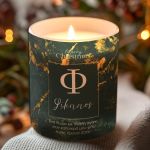 Προσωποποιημένο Αρωματικό Κερί Vanilla, Δώρο Χριστουγέννων