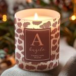 Προσωποποιημένο Χειροποίητο Αρωματικό Κερί Vanilla με Όνομα