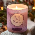 Αρωματικό Κερί Vanilla Cream με Όνομα, Δώρο για Μητέρα