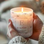 Αρωματικό Κερί Vanilla με Όνομα, Προσωποποιημένο Δώρο για Γιαγιά