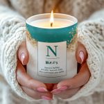 Χειροποίητο Κερί με Άρωμα Vanilla Cream, Χριστουγεννιάτικο Δώρο