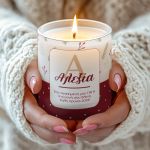 Αρωματικό Κερί Vanilla Cream, Χριστουγεννιάτικο Δώρο για Γιαγιά