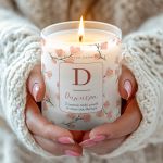Χειροποίητο Κερί με Άρωμα Vanilla Cream, Δώρο για Μητέρα