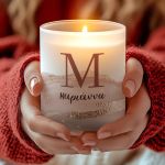 Χειροποίητο Αρωματικό Κερί Vanilla Cream με Όνομα