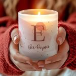 Χειροποίητο Αρωματικό Κερί Vanilla, Προσωποποιημένο Δώρο