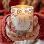 Αρωματικό Κερί Vanilla Χειροποίητο, Προσωποποιημένο Δώρο