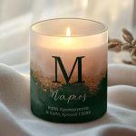 Χειροποίητο Αρωματικό Κερί, Χριστουγεννιάτικο Διακοσμητικό