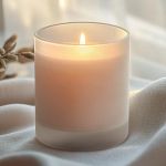 Χειροποίητο Αρωματικό Κερί Vanilla Cream με Μονόγραμμα