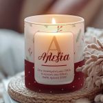 Αρωματικό Κερί Vanilla Cream, Χριστουγεννιάτικο Δώρο για Γιαγιά