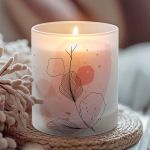 Χειροποίητο Αρωματικό Κερί Vanilla, Προσωποποιημένο Δώρο