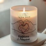 Χειροποίητο Αρωματικό Κερί Vanilla, Δώρο για Ζευγάρια