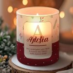 Αρωματικό Κερί Vanilla Cream, Χριστουγεννιάτικο Δώρο για Γιαγιά