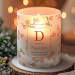 Χειροποίητο Κερί με Άρωμα Vanilla Cream, Δώρο για Μητέρα