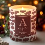 Προσωποποιημένο Χειροποίητο Αρωματικό Κερί Vanilla με Όνομα