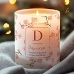 Χειροποίητο Κερί με Άρωμα Vanilla Cream, Δώρο για Μητέρα