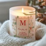 Προσωποποιημένο Αρωματικό Κερί για Χριστουγεννιάτικο Δώρο