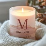 Χειροποίητο Αρωματικό Κερί Vanilla Cream με Όνομα