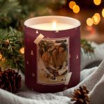 Αρωματικό Κερί Vanilla με Φωτογραφία, Δώρο Χριστουγέννων