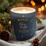 Χριστουγεννιάτικο Χειροποίητο Αρωματικό Κερί Vanilla με Όνομα
