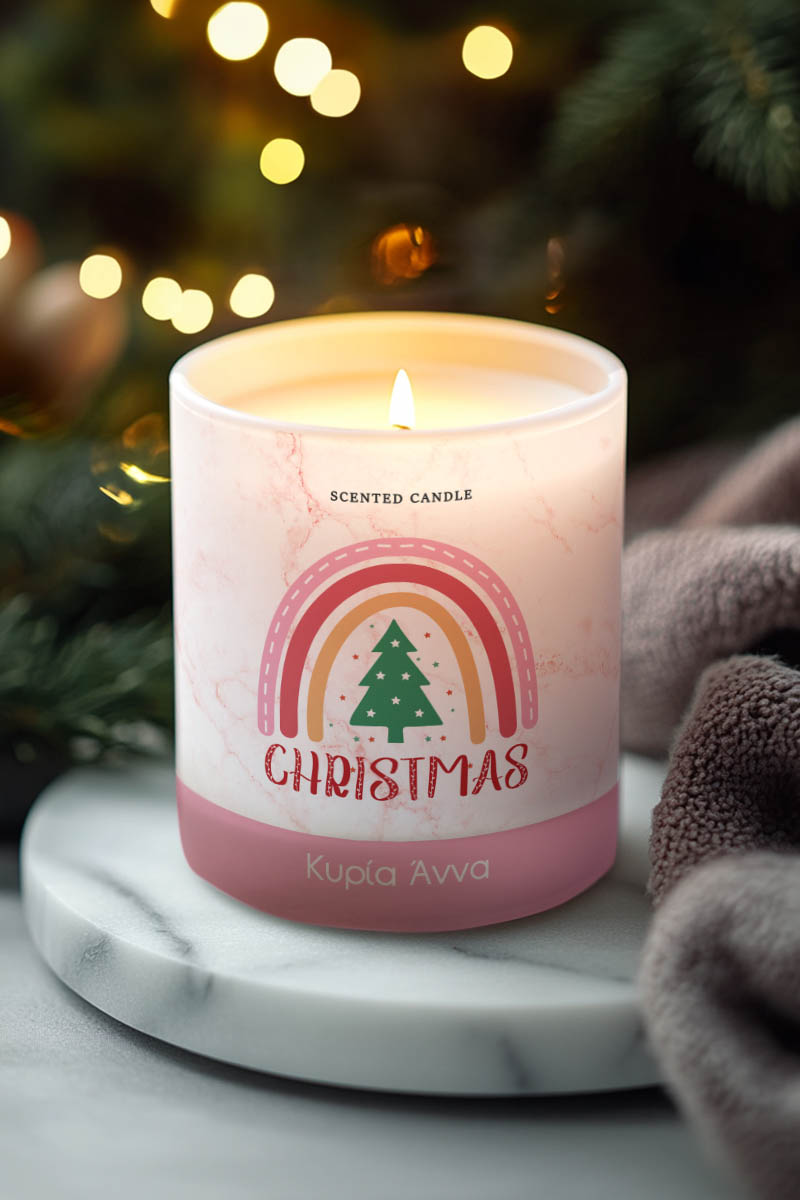 Κερί με Άρωμα Vanilla Cream, Δώρο Χριστουγέννων για Δασκάλα