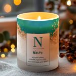 Χειροποίητο Κερί με Άρωμα Vanilla Cream, Χριστουγεννιάτικο Δώρο