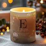 Προσωποποιημένο Χειροποίητο Αρωματικό Κερί με Μονογράμματα