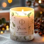 Αρωματικό Κερί Vanilla Cream με Όνομα, Δώρο για Μαμά