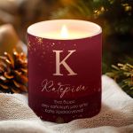 Κερί με Άρωμα Vanilla Cream, Χειροποίητο Δώρο Χριστουγέννων