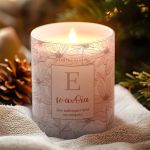 Αρωματικό Κερί Vanilla με Όνομα, Προσωποποιημένο Δώρο για Γιαγιά