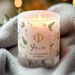Αρωματικό Κερί Vanilla Cream με Όνομα, Δώρο για Μαμά