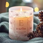 Αρωματικό Κερί Vanilla με Όνομα, Προσωποποιημένο Δώρο για Γιαγιά
