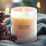 Αρωματικό Κερί Vanilla Cream με Όνομα, Δώρο για Πατέρα