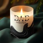 Αρωματικό Κερί Vanilla Cream με Όνομα, Δώρο για Πατέρα