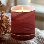 Χειροποίητο Κερί Χριστουγέννων με Άρωμα και Προσωποποιημένη Αφιέρωση